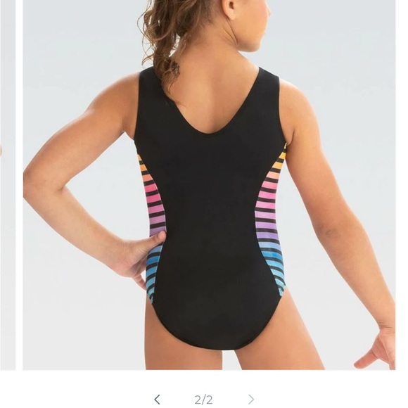 NWT Rainbow Fever gymnastics dance tumbling Workout Leotard E4301 - Picture 2 of 10
